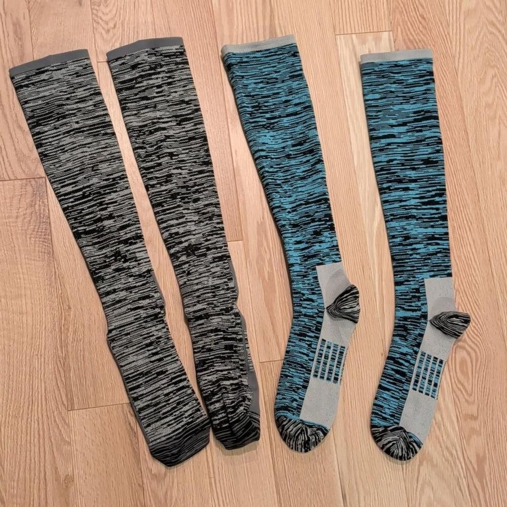 Unbranded Women's Black and Grey Socks